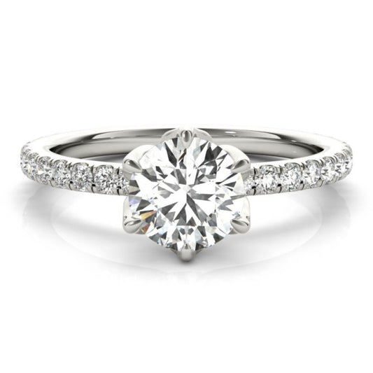 Olivia Lab-Grown Diamond Ring - Main View - Vowmira lab-grown diamond jewelry