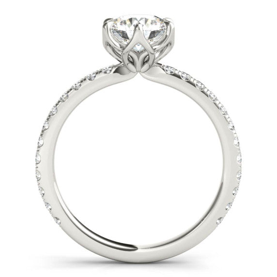 Olivia Lab-Grown Diamond Ring - Detail View - Vowmira lab-grown diamond jewelry