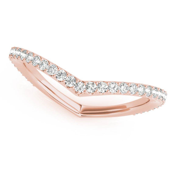 Emmy Band - Main View - Vowmira lab-grown diamond jewelry