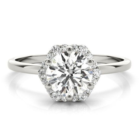 Amelia Lab-Grown Diamond Ring - Main View - Vowmira lab-grown diamond jewelry