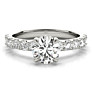 Madison Lab-Grown Diamond Ring - Side View - Vowmira lab-grown diamond jewelry