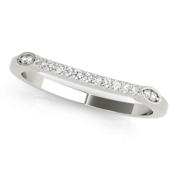 Wisteria Lab-Grown Diamond Band - Main View - Vowmira lab-grown diamond jewelry