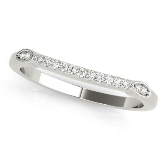 Wisteria Lab-Grown Diamond Band - Main View - Vowmira lab-grown diamond jewelry