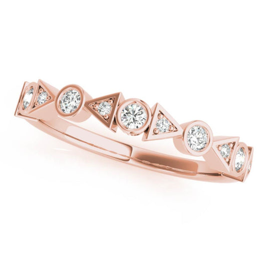 Freya Lab-Grown Diamond Band - Main View - Vowmira lab-grown diamond jewelry