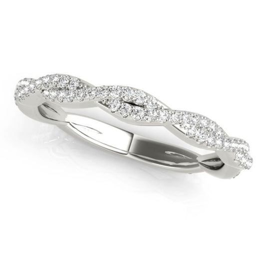 Capulet Lab-Grown Diamond Band - Main View - Vowmira lab-grown diamond jewelry