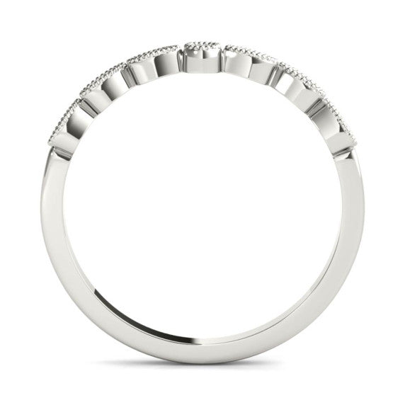 Pembroke Band - Detail View - Vowmira lab-grown diamond jewelry