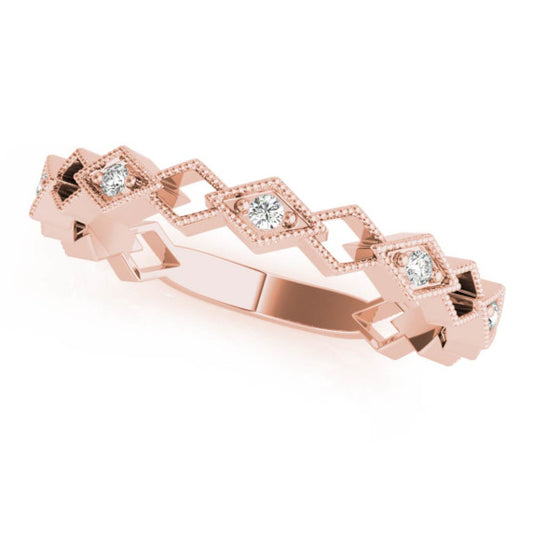 Dorset Lab-Grown Diamond Band - Main View - Vowmira lab-grown diamond jewelry