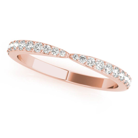 Amarone Lab-Grown Diamond Band - Main View - Vowmira lab-grown diamond jewelry