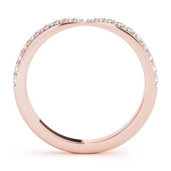 Amarone Lab-Grown Diamond Band - Detail View - Vowmira lab-grown diamond jewelry
