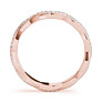 Emballage Eternity Lab-Grown Diamond Band - Side View - Vowmira lab-grown diamond jewelry