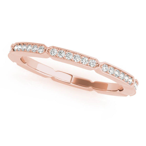 Basque Eternity Lab-Grown Diamond Band - Main View - Vowmira lab-grown diamond jewelry