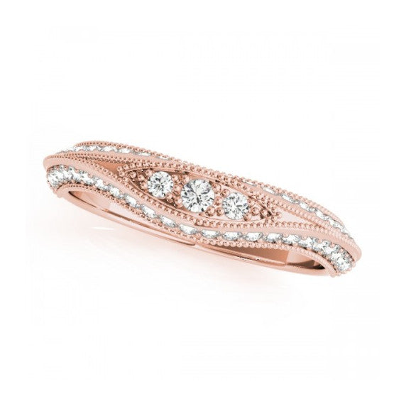 Aspen Lab-Grown Diamond Band - Main View - Vowmira lab-grown diamond jewelry