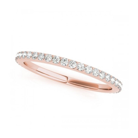 Lumiere Lab-Grown Diamond Band - Main View - Vowmira lab-grown diamond jewelry