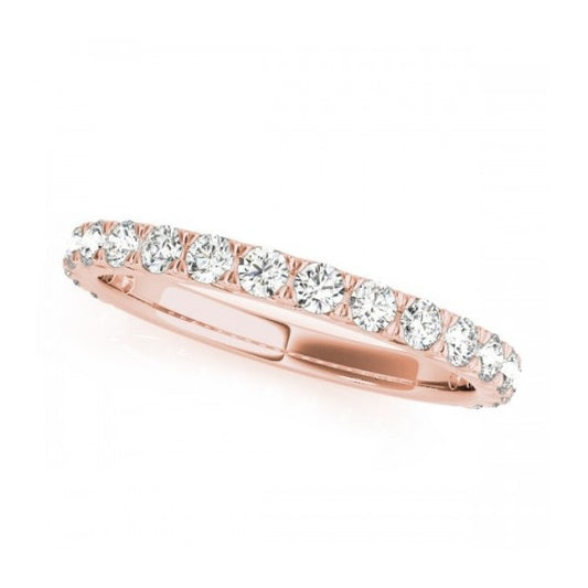 Seagrass Lab-Grown Diamond Band - Main View - Vowmira lab-grown diamond jewelry