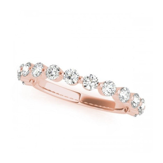 Fleur Lab-Grown Diamond Band - Main View - Vowmira lab-grown diamond jewelry