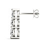 1 ct. tw. Classic 3 Stone Lab-Grown Diamond Earrings - Detail View