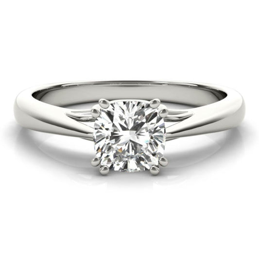 Notre Dame Cushion Cut Lab-Grown Diamond Ring - Main View - Vowmira lab-grown diamond jewelry