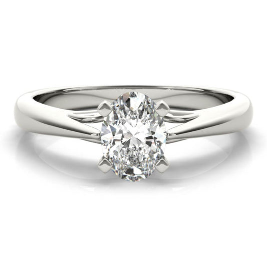 Notre Dame Oval Lab-Grown Diamond Ring - Main View - Vowmira lab-grown diamond jewelry