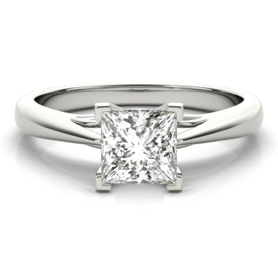 Notre Dame Princess Cut Lab-Grown Diamond Ring - Main View