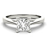 Notre Dame Princess Cut Lab-Grown Diamond Ring - View 2