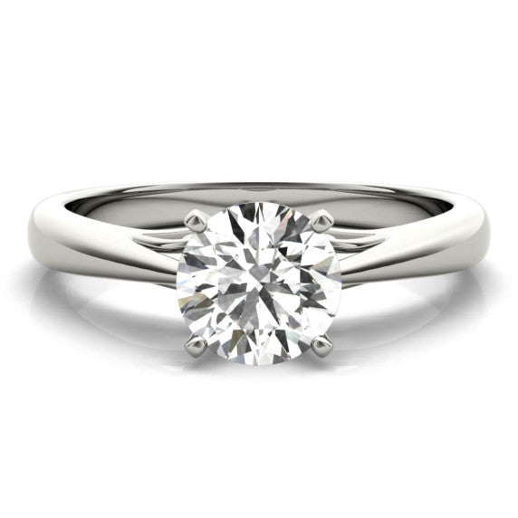 Notre Dame Asscher Cut Lab-Grown Diamond Ring - Main View