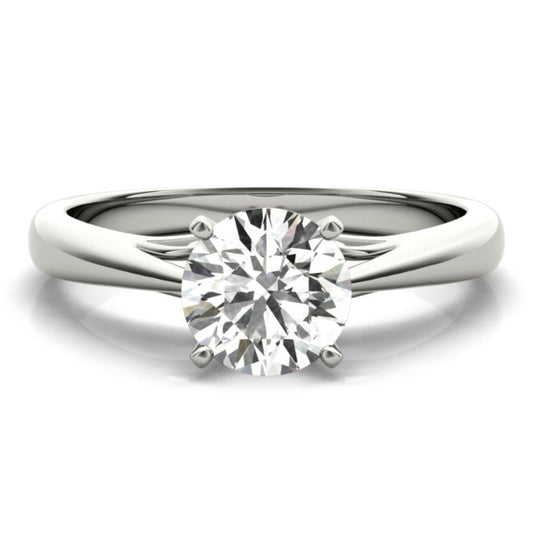 Notre Dame Solitaire Lab-Grown Diamond Ring - Main View - Vowmira lab-grown diamond jewelry