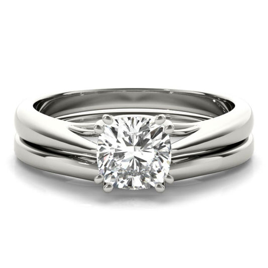 Notre Dame Lab-Grown Diamond Bridal Set - Main View - Vowmira lab-grown diamond jewelry