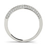 Piatta Lab-Grown Diamond Ring - Side View - Vowmira lab-grown diamond jewelry