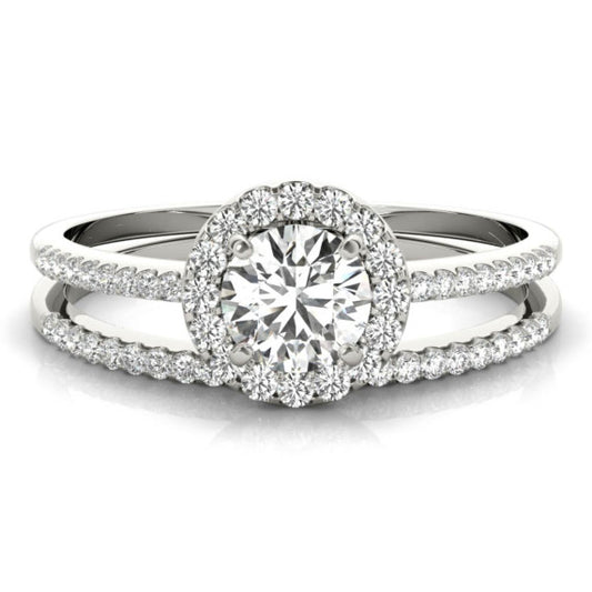 Roma Lab-Grown Diamond Bridal Set - Main View - Vowmira lab-grown diamond jewelry