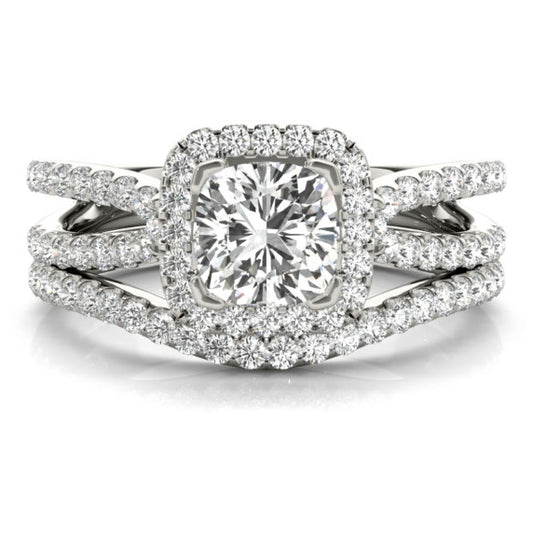 Ischia Lab-Grown Diamond Bridal Set - Main View - Vowmira lab-grown diamond jewelry