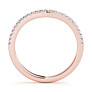 Ischia Band - Side View - Vowmira lab-grown diamond jewelry