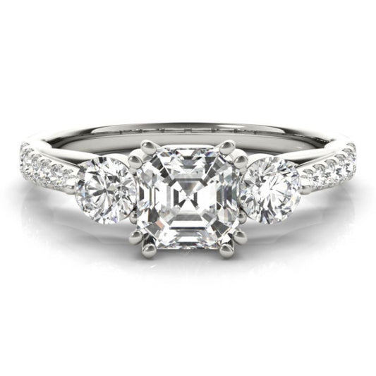Vineyard Lab-Grown Diamond Ring - Main View - Vowmira lab-grown diamond jewelry