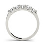 1/2 CT. TW. Tiara 5 Stone Lab-Grown Diamond Ring - Side View - Vowmira lab-grown diamond jewelry
