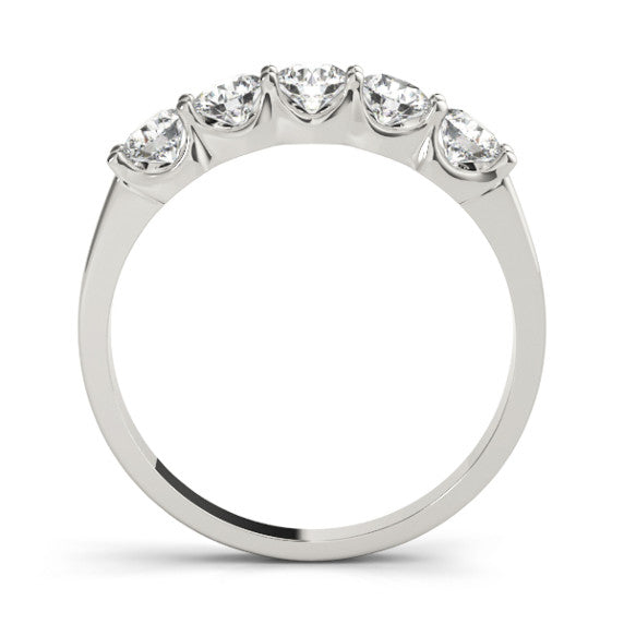 1 ct. tw. Tiara 5 Stone Lab-Grown Diamond Ring - Detail View