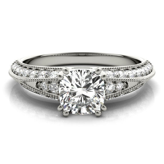 Aspen Cushion Cut Lab-Grown Diamond Ring - Main View