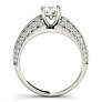 Aspen Cushion Cut Lab-Grown Diamond Ring - View 2 - Vowmira lab-grown diamond jewelry