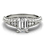 Aspen Emerald Cut Lab-Grown Diamond Ring - Side View