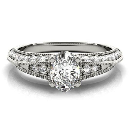 Aspen Oval Lab-Grown Diamond Ring - Main View - Vowmira lab-grown diamond jewelry