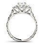 Filigree Cushion Cut Lab-Grown Diamond Ring - View 2 - Vowmira lab-grown diamond jewelry