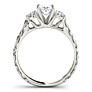 Filigree Oval Lab-Grown Diamond Ring - View 2 - Vowmira lab-grown diamond jewelry