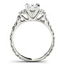 Filigree Princess Cut Lab-Grown Diamond Ring - View 2 - Vowmira lab-grown diamond jewelry