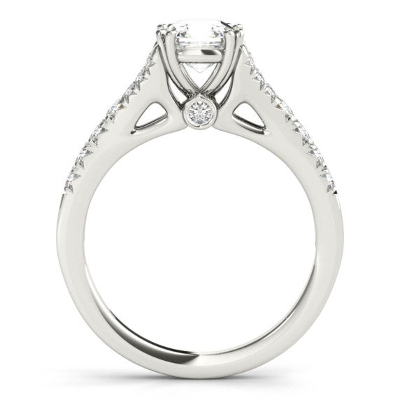 Vienna Asscher Cut Lab-Grown Diamond Ring - Detail View