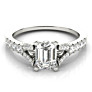 Vienna Emerald Cut Lab-Grown Diamond Ring - View 2