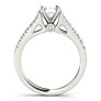 Vienna Emerald Cut Lab-Grown Diamond Ring - Side View - Vowmira lab-grown diamond jewelry