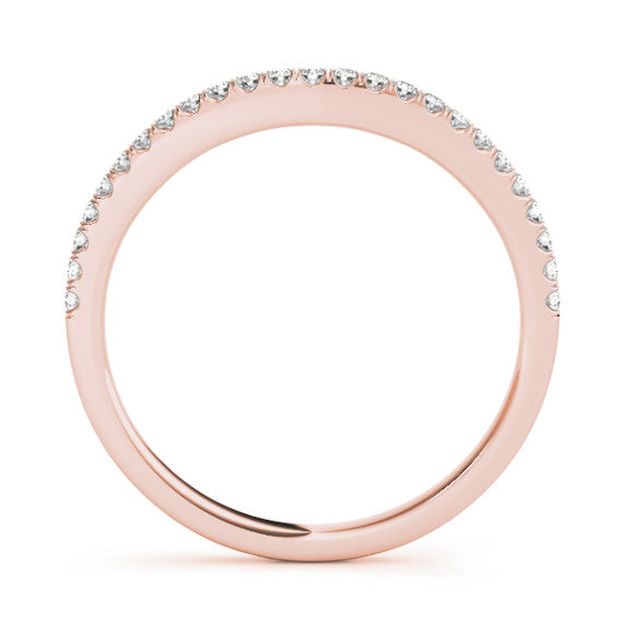 Barolo Lab-Grown Diamond Band - Detail View