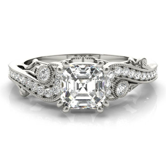 Allegra Lab-Grown Diamond Ring - Main View - Vowmira lab-grown diamond jewelry