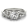Allegra Cushion Cut Lab-Grown Diamond Ring - Side View - Vowmira lab-grown diamond jewelry