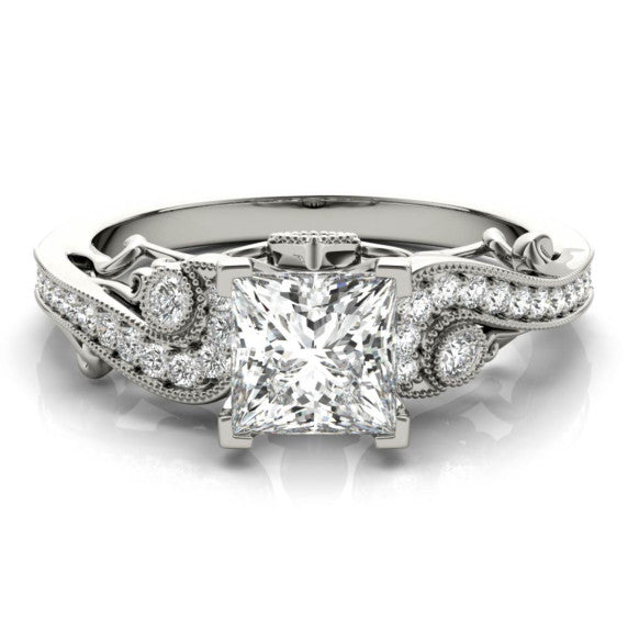 Allegra Princess Cut Lab-Grown Diamond Ring - Main View