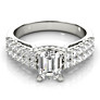 Royale Emerald Cut Lab-Grown Diamond Ring - Side View - Vowmira lab-grown diamond jewelry