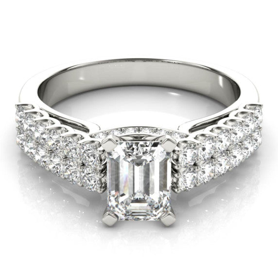 Royale Emerald Cut Lab-Grown Diamond Ring - Main View
